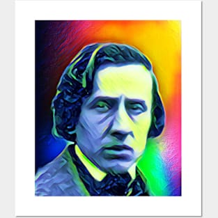 Frédéric Chopin Colourful Portrait | Frédéric Chopin Artwork 6 Posters and Art